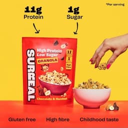 Surreal high protein granola
